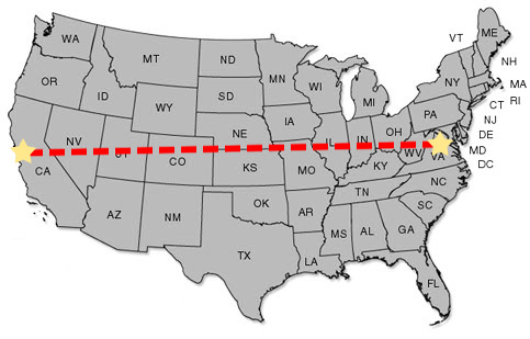 Map of United States