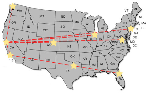 CDN Hosting Map