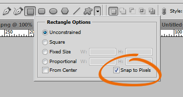 Snap to Pixels