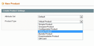 Magento Virtual Product