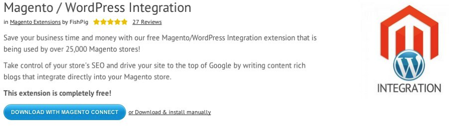 Integrating Magento and WordPress with FishPig