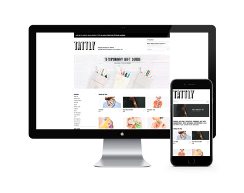 tattly shopify ecommerce site design