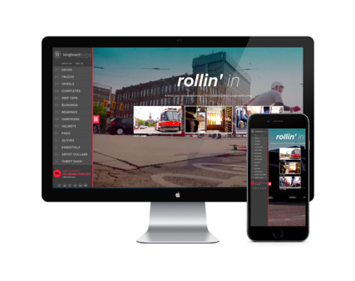 longboard Shopify ecommerce site designs