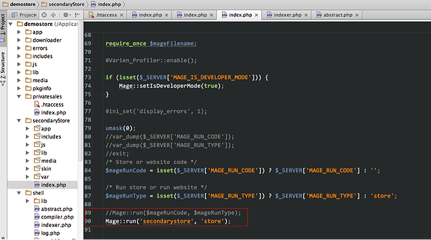 Magento Multi-Store Commandline Actions