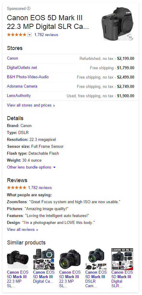 AdWords Product Listing Ad