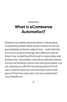 Whats Inside - eCommerce Automation- Tools, Strategies & Benefits
