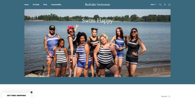 Beefcake Swimwear - Shopify Website Examples - eCommerce Site Designs Medium