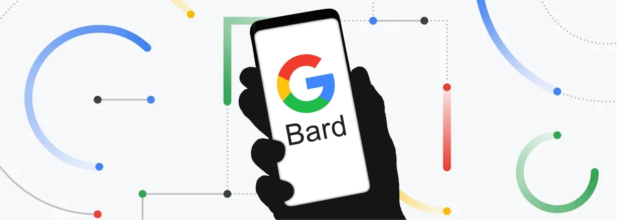AI and SEO Tools Google Bard Smartphone Hand