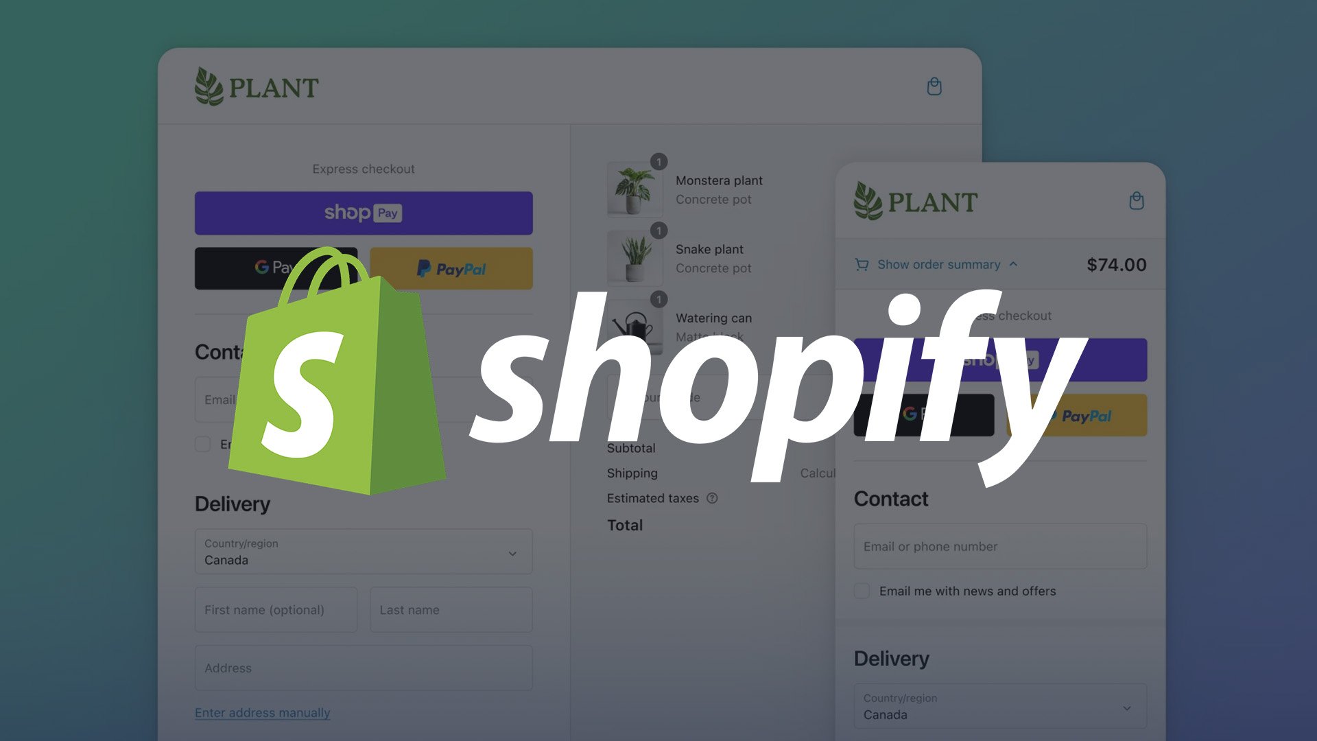 Shopify One Page Checkout