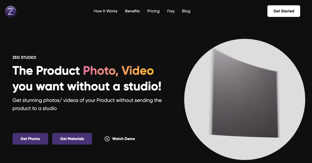 ZEG AI eCommerce Product Photography Lifestyle Tools