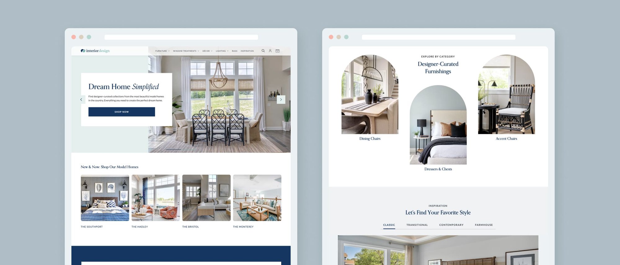 Custom BigCommerce HubSpot Integration Personalization Interior Design Desktop