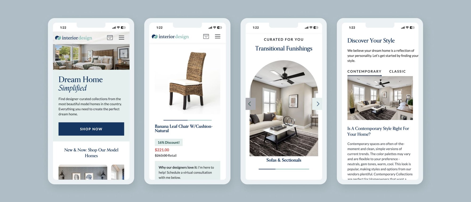 Custom BigCommerce HubSpot Integration Personalization Interior Design Mobile