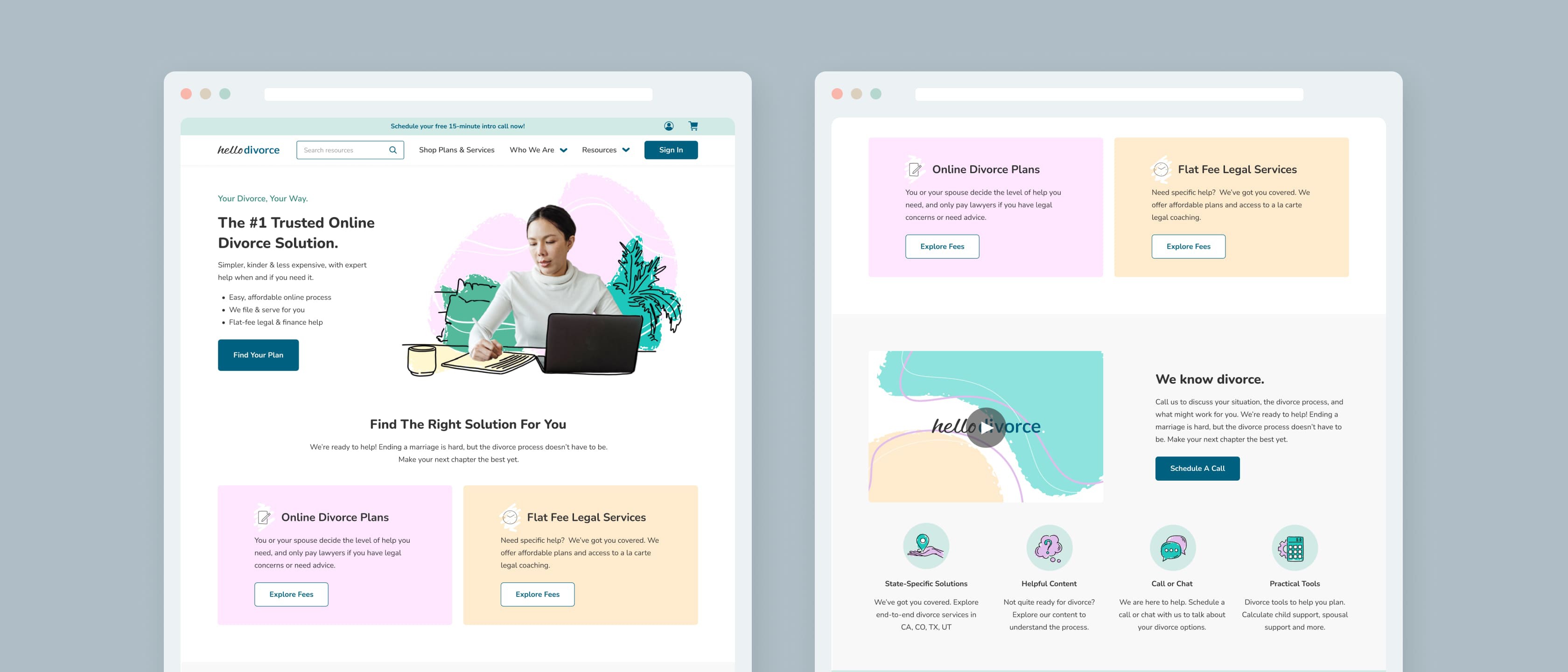 Carousel Image - Hello Divorce BigCommerce Website 1