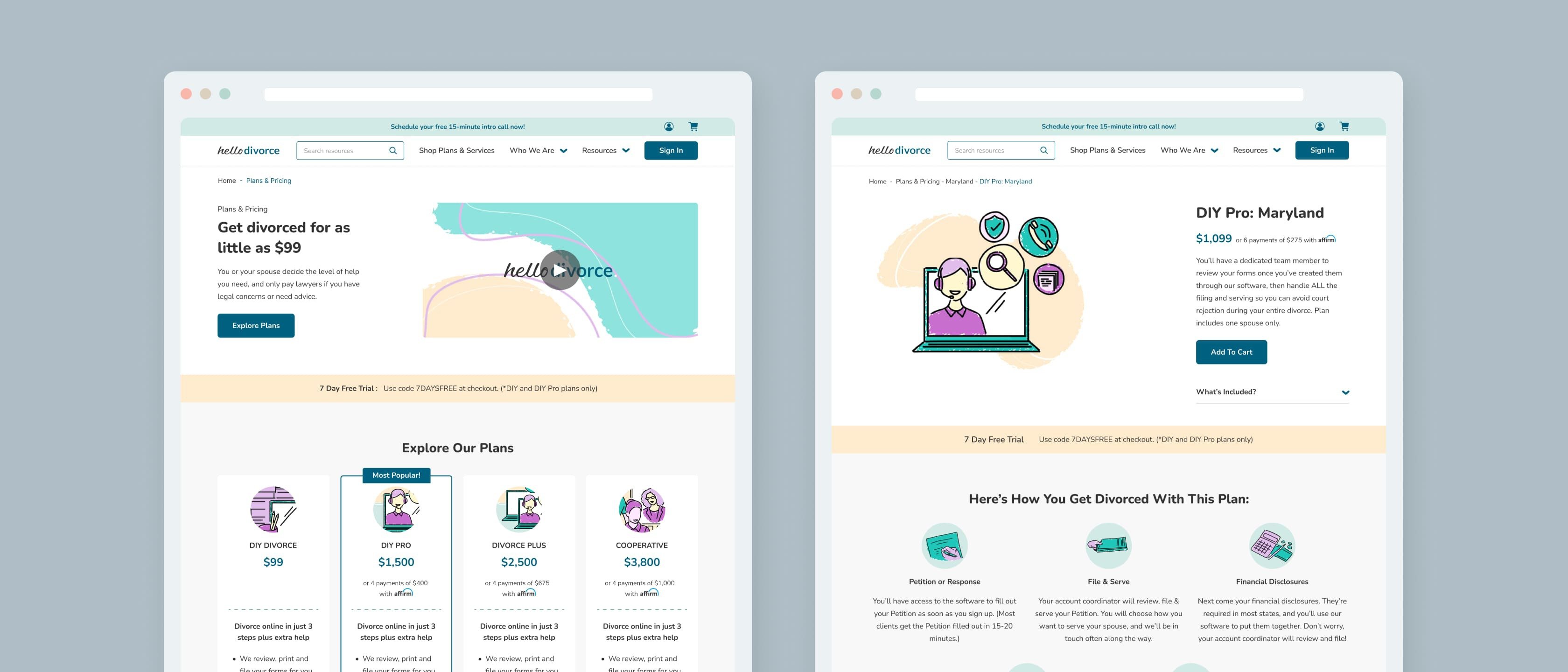 Carousel Image - Hello Divorce BigCommerce Website 2