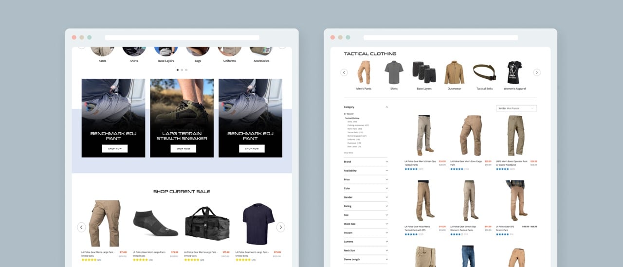 eCommerce Managed Services Complete Care BigCommerce LA Police Gear