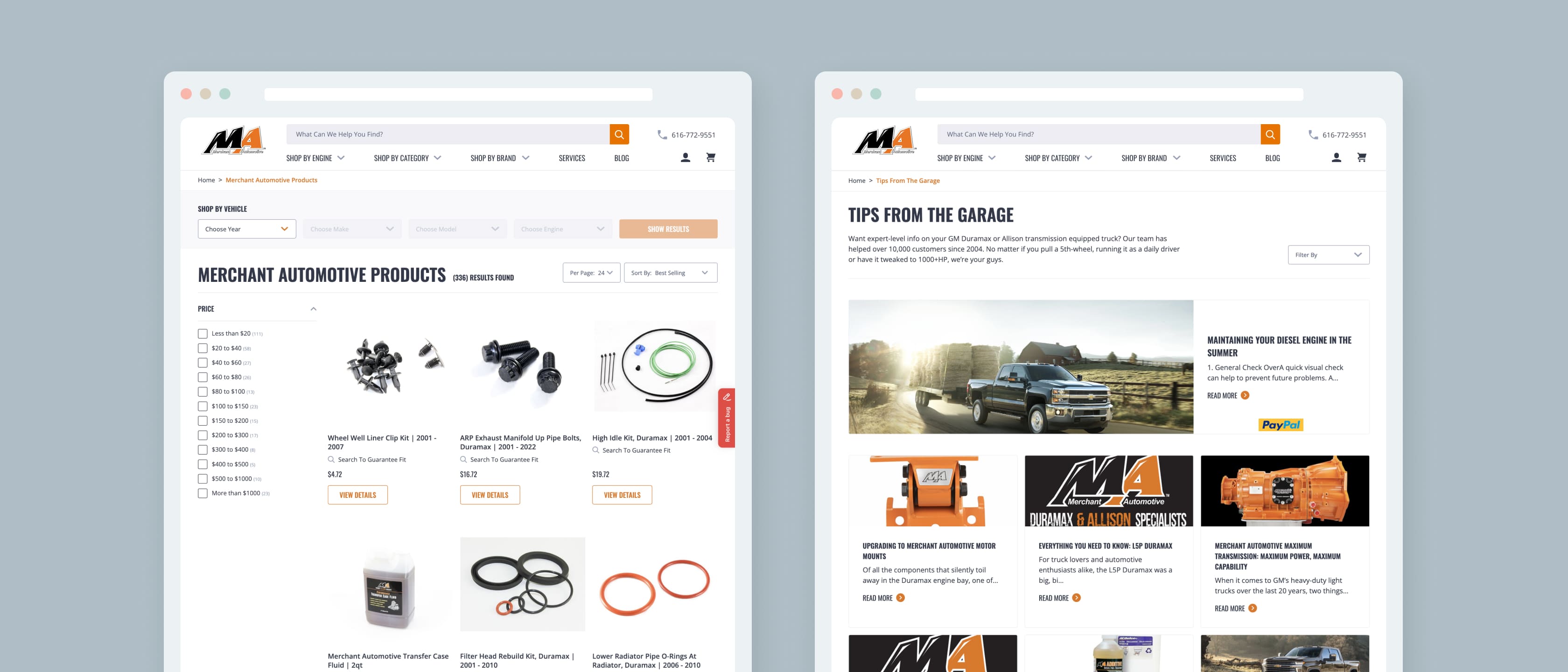 Carousel Image - Merchant Automotive BigCommerce Website 5