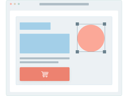ecommerce website design illustration