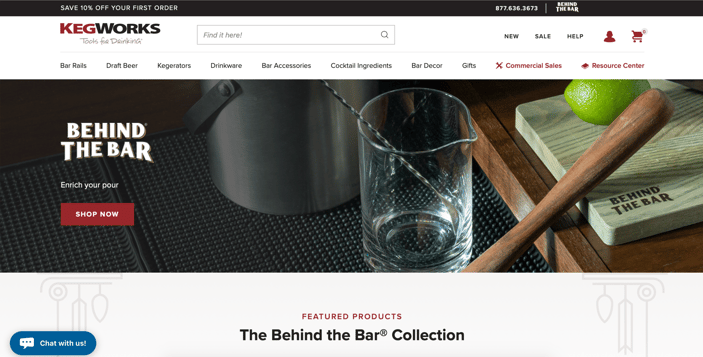 KegWorks' Sub Brand: Behind The Bar