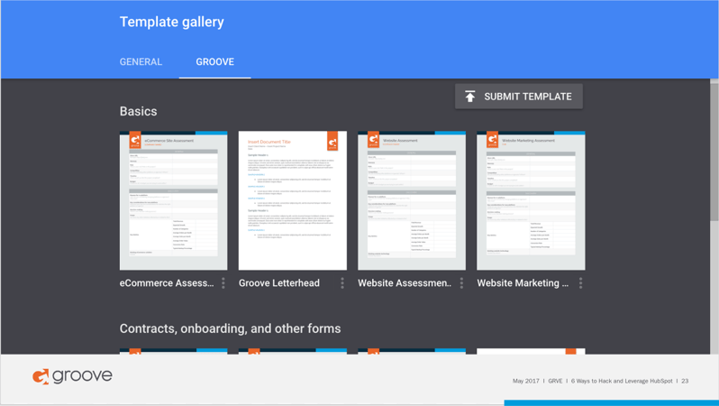 Google Templates