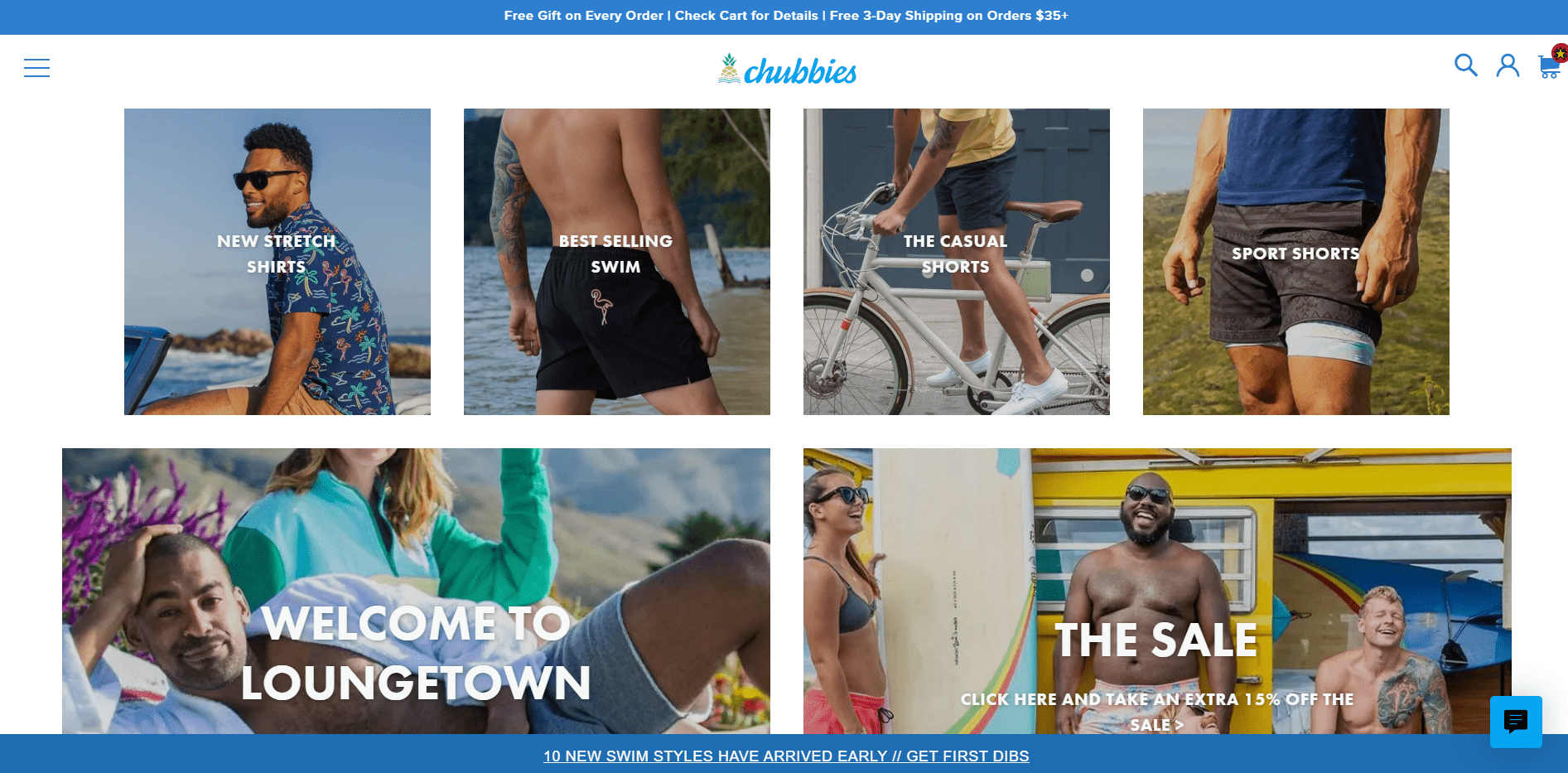 eCommerce Design Principles: Chubbies' Card Design