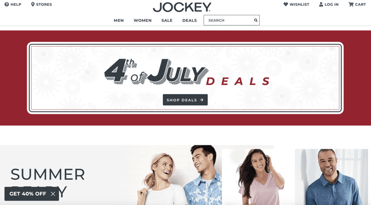 Increase Average Order Value: Jockey Deals Section