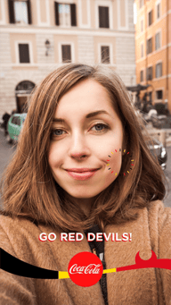 eCommerce Advertising: Snapchat Filter Ad Example