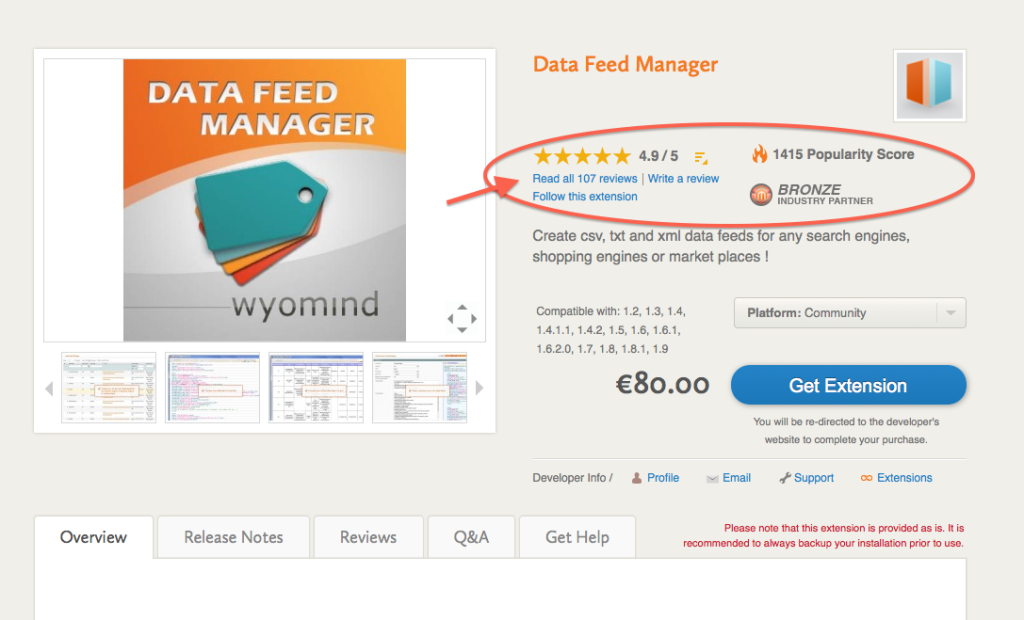 Configuring Wyomind's Data Feed Manager for Magento