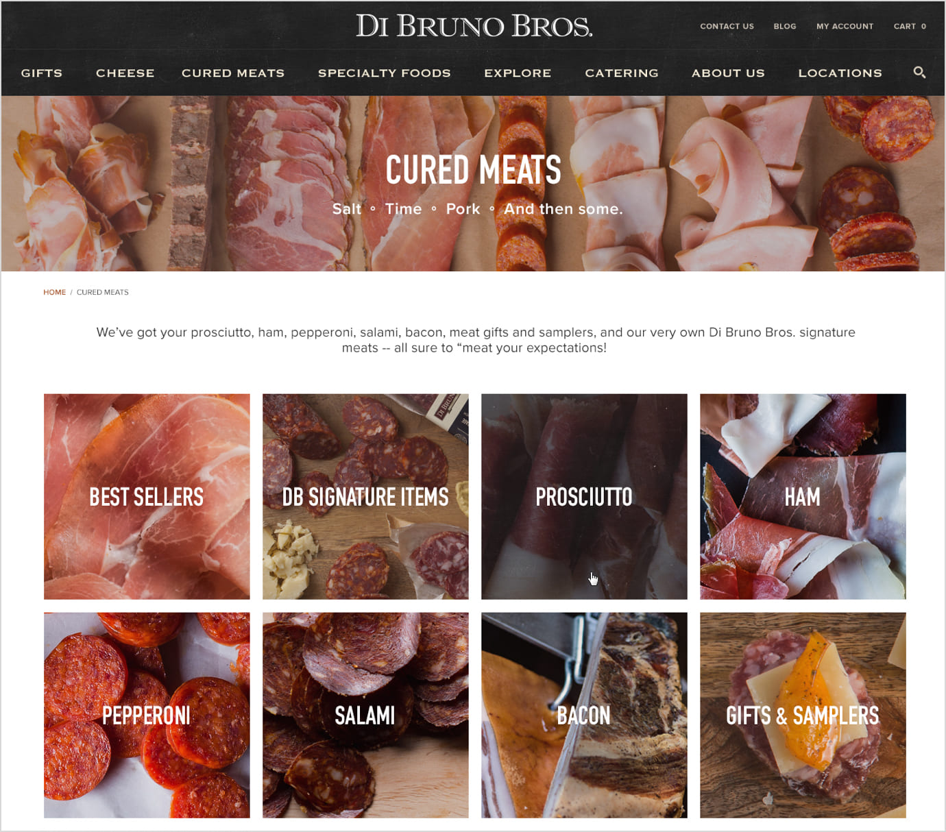 DiBruno Bros Category Page