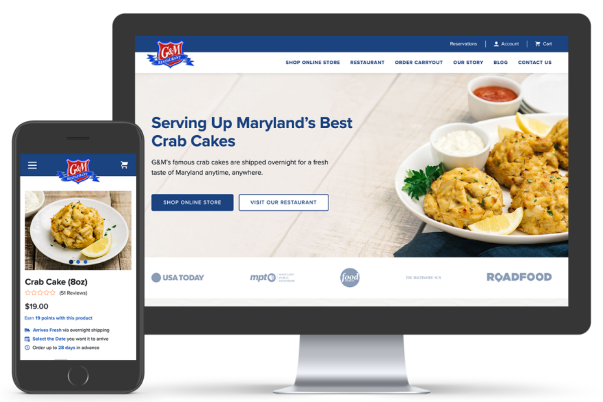 Givex Integration: G&M Crabcakes